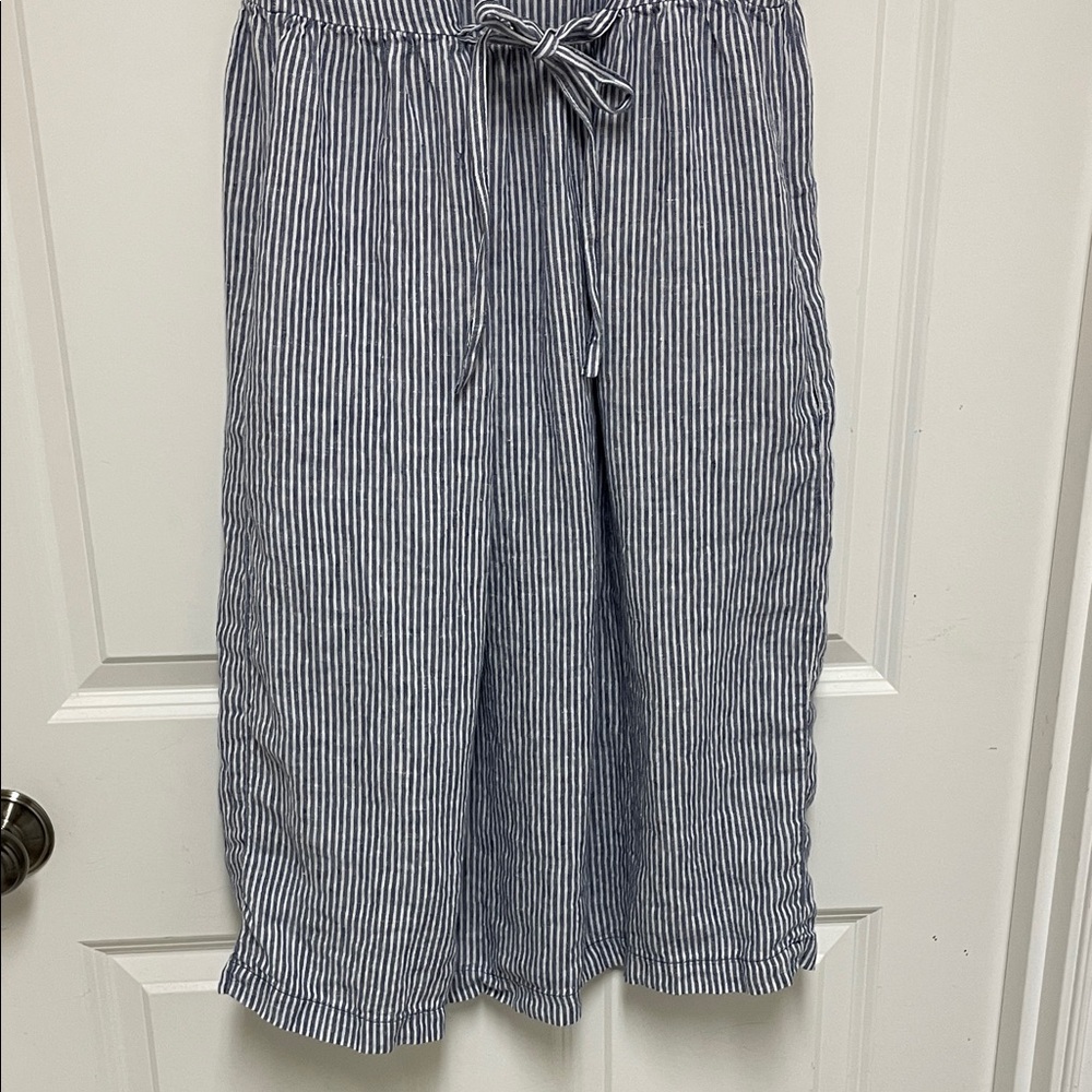 Pyne & Smith Cosette Striped Button-Front Midi Dress - Picture 5 of 6